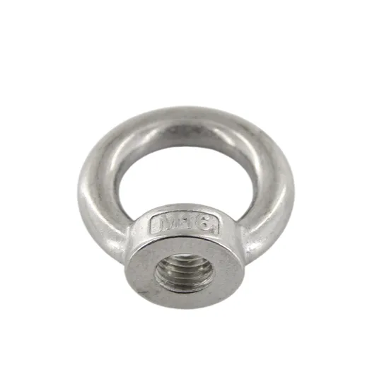 Carbon Steel Lifting Eye Nuts DIN582 for Hoisting Machinery Installation